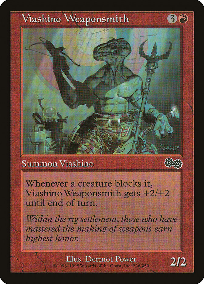 Viashino Weaponsmith [Urza's Saga] | Impulse Games and Hobbies