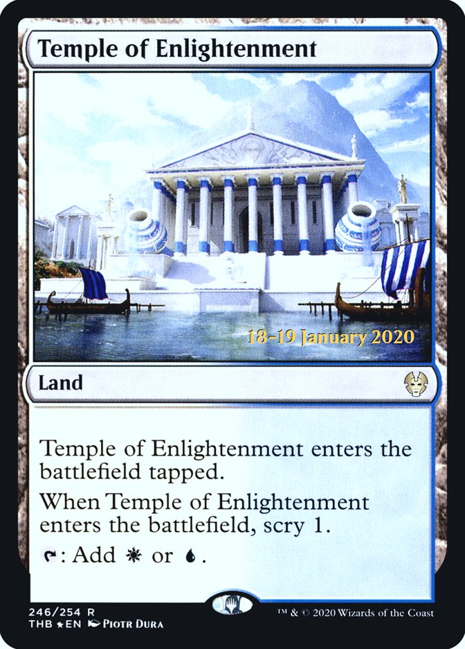 Temple of Enlightenment [Theros Beyond Death Prerelease Promos] | Impulse Games and Hobbies