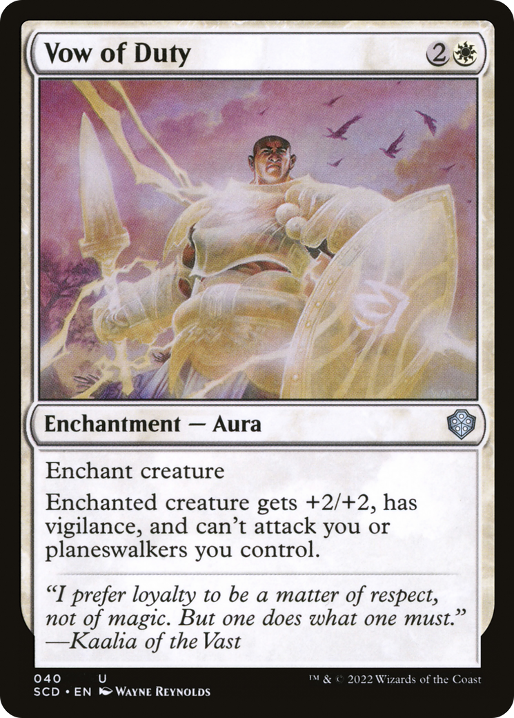 Vow of Duty [Starter Commander Decks] | Impulse Games and Hobbies