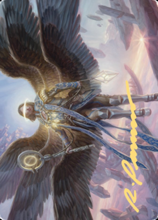 Angel of Destiny Art Card (Gold-Stamped Signature) [Zendikar Rising Art Series] | Impulse Games and Hobbies