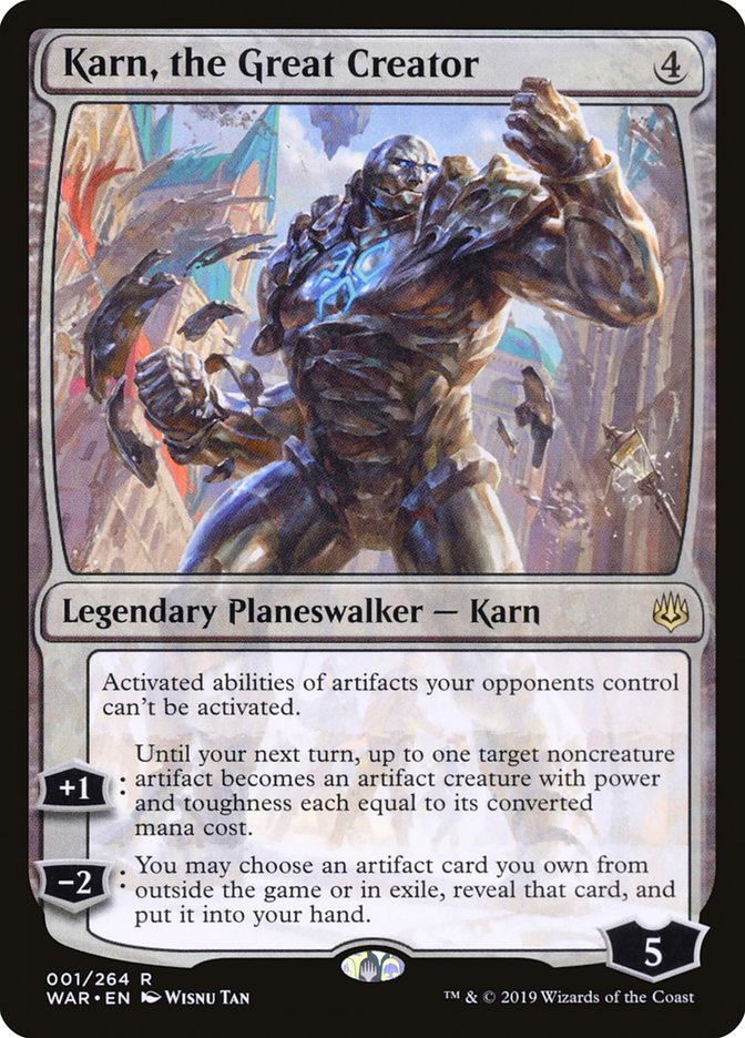 Karn, the Great Creator [War of the Spark] | Impulse Games and Hobbies