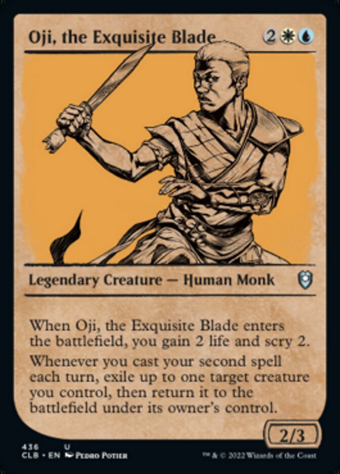 Oji, the Exquisite Blade (Showcase) [Commander Legends: Battle for Baldur's Gate] | Impulse Games and Hobbies