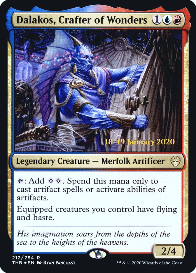 Dalakos, Crafter of Wonders [Theros Beyond Death Prerelease Promos] | Impulse Games and Hobbies