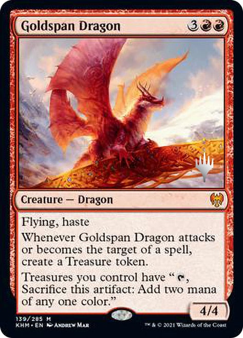 Goldspan Dragon [Kaldheim Promo Pack] | Impulse Games and Hobbies