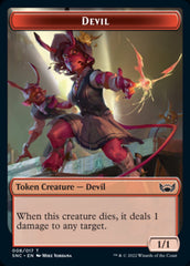 Devil // Rogue Double-sided Token [Streets of New Capenna Tokens] | Impulse Games and Hobbies