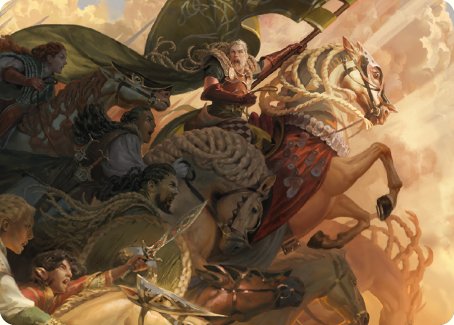 Marshal's Anthem Art Card [The Lord of the Rings: Tales of Middle-earth Art Series] | Impulse Games and Hobbies