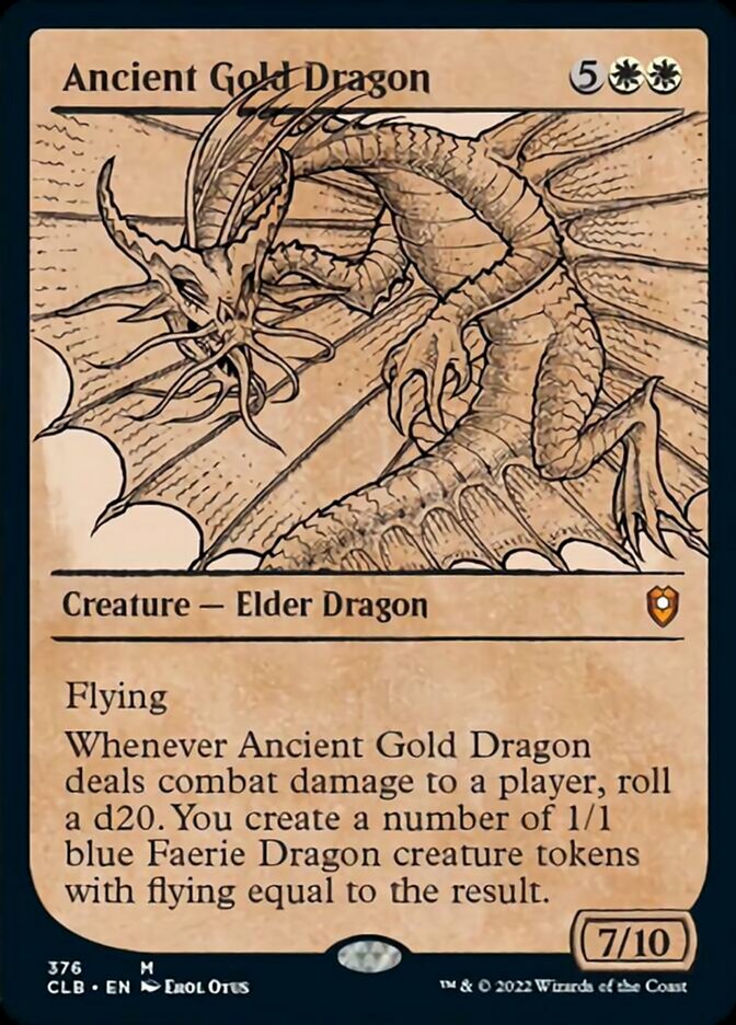 Ancient Gold Dragon (Showcase) [Commander Legends: Battle for Baldur's Gate] | Impulse Games and Hobbies