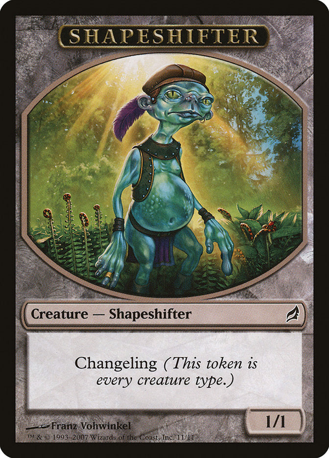 Shapeshifter Token [Lorwyn Tokens] | Impulse Games and Hobbies