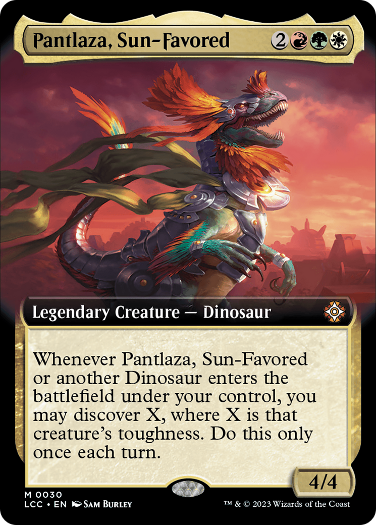 Pantlaza, Sun-Favored (Extended Art) [The Lost Caverns of Ixalan Commander] | Impulse Games and Hobbies