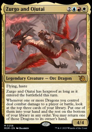 Zurgo and Ojutai (Promo Pack) [March of the Machine Promos] | Impulse Games and Hobbies