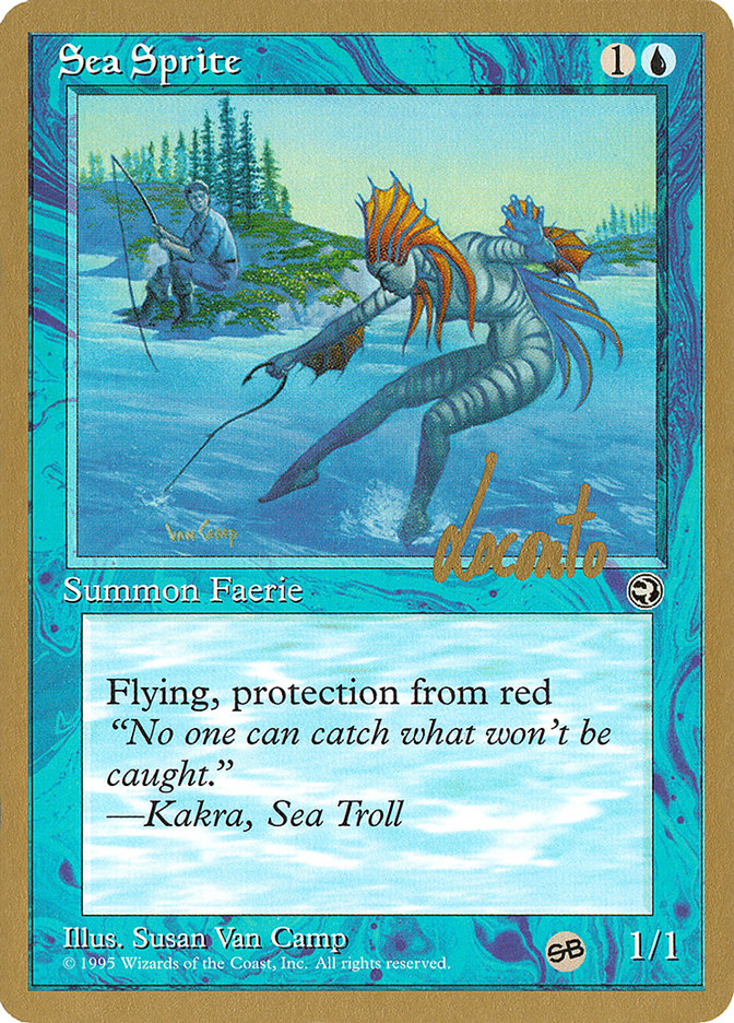 Sea Sprite (Michael Loconto) (SB) [Pro Tour Collector Set] | Impulse Games and Hobbies