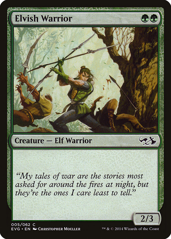 Elvish Warrior (Elves vs. Goblins) [Duel Decks Anthology] | Impulse Games and Hobbies