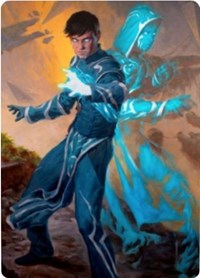 Jace, Mirror Mage 1 Art Card [Zendikar Rising Art Series] | Impulse Games and Hobbies