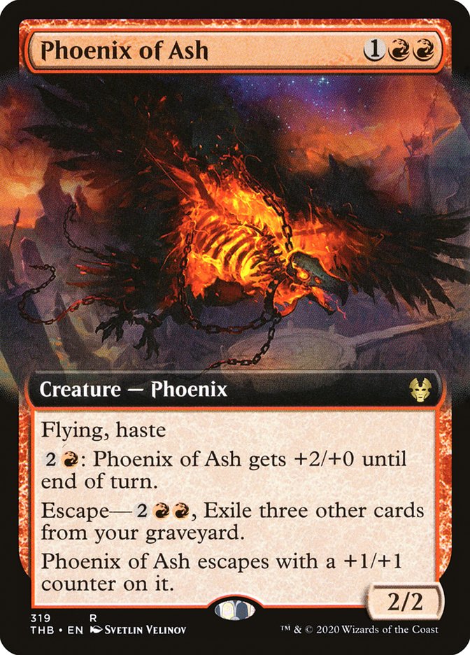 Phoenix of Ash (Extended Art) [Theros Beyond Death] | Impulse Games and Hobbies