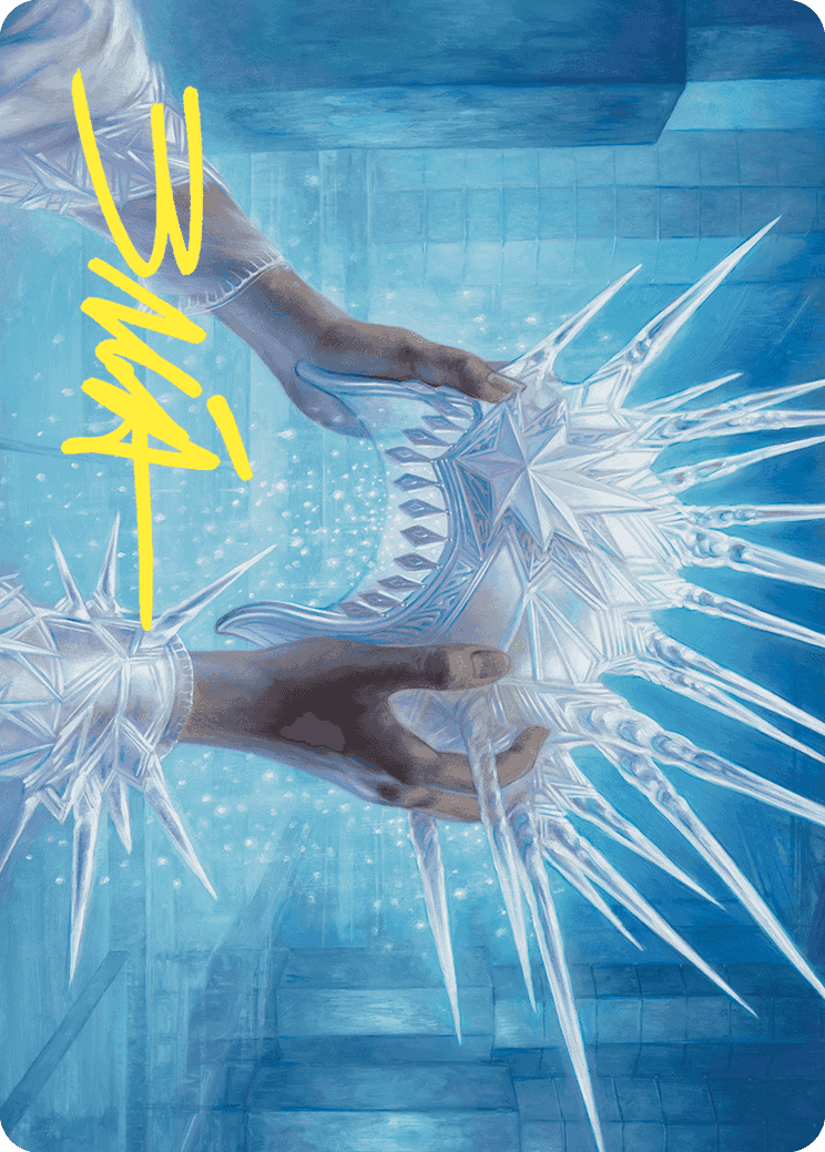 Hylda's Crown of Winter Art Card (Gold-Stamped Signature) [Wilds of Eldraine Art Series] | Impulse Games and Hobbies