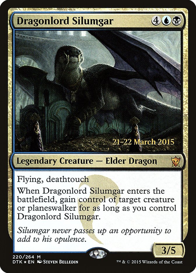 Dragonlord Silumgar [Dragons of Tarkir Prerelease Promos] | Impulse Games and Hobbies