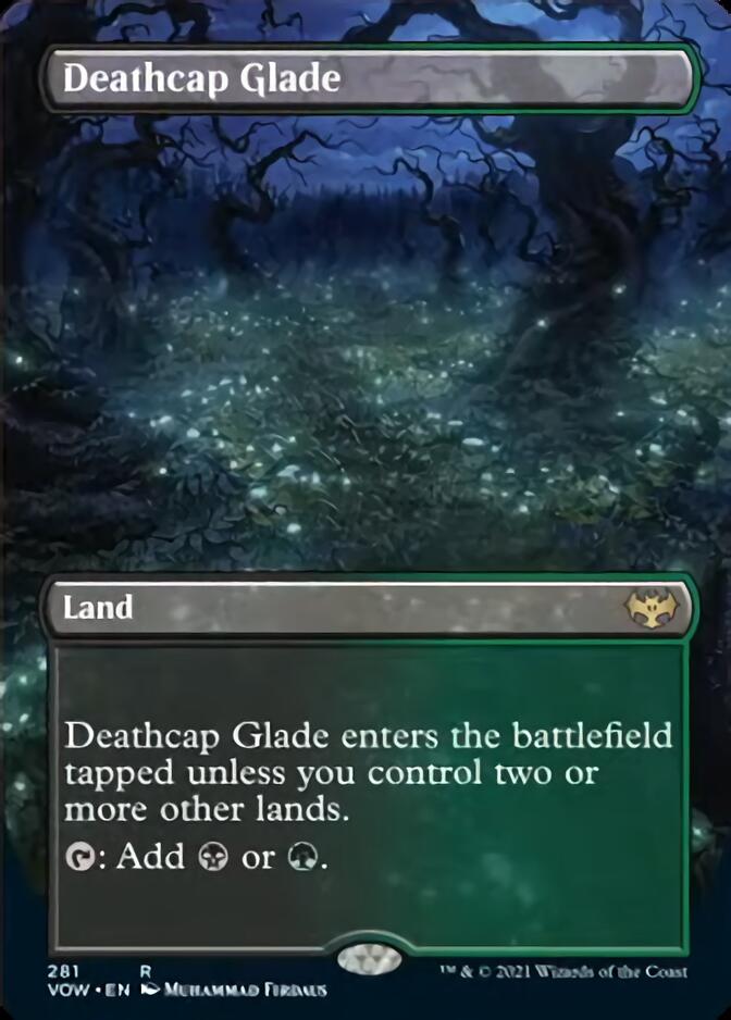 Deathcap Glade (Borderless) [Innistrad: Crimson Vow] | Impulse Games and Hobbies