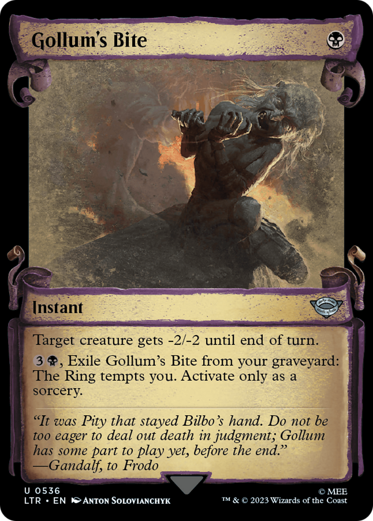 Gollum's Bite [The Lord of the Rings: Tales of Middle-Earth Showcase Scrolls] | Impulse Games and Hobbies