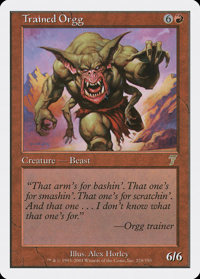 Trained Orgg [Seventh Edition] | Impulse Games and Hobbies