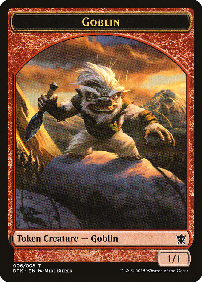 Goblin Token [Dragons of Tarkir Tokens] | Impulse Games and Hobbies