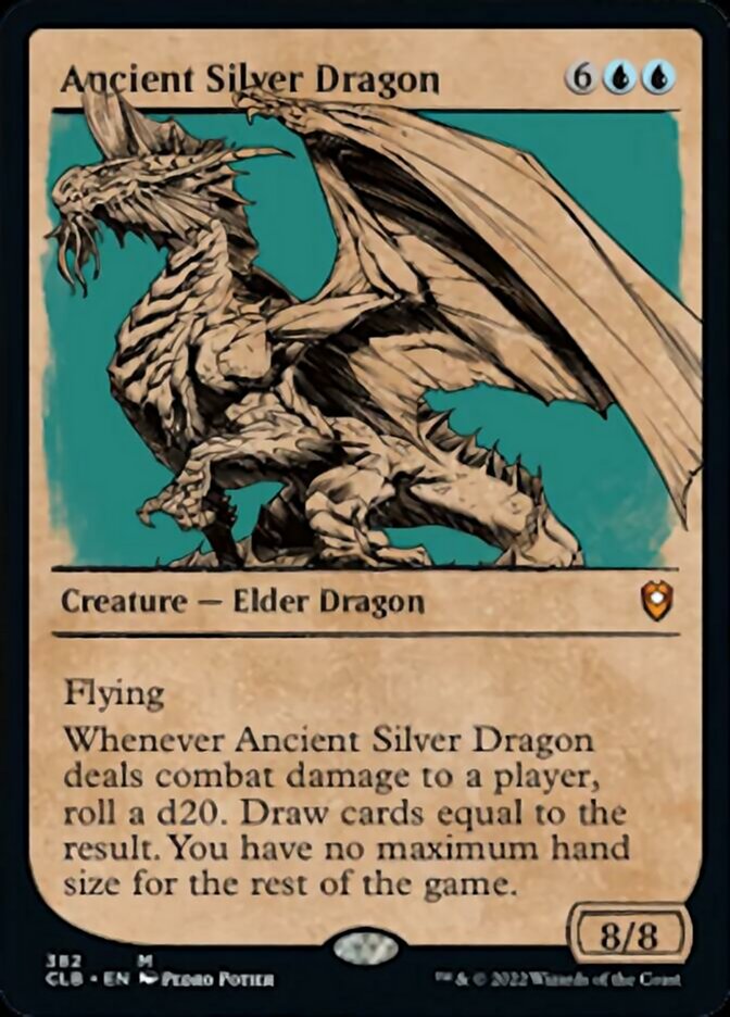 Ancient Silver Dragon (Showcase) [Commander Legends: Battle for Baldur's Gate] | Impulse Games and Hobbies