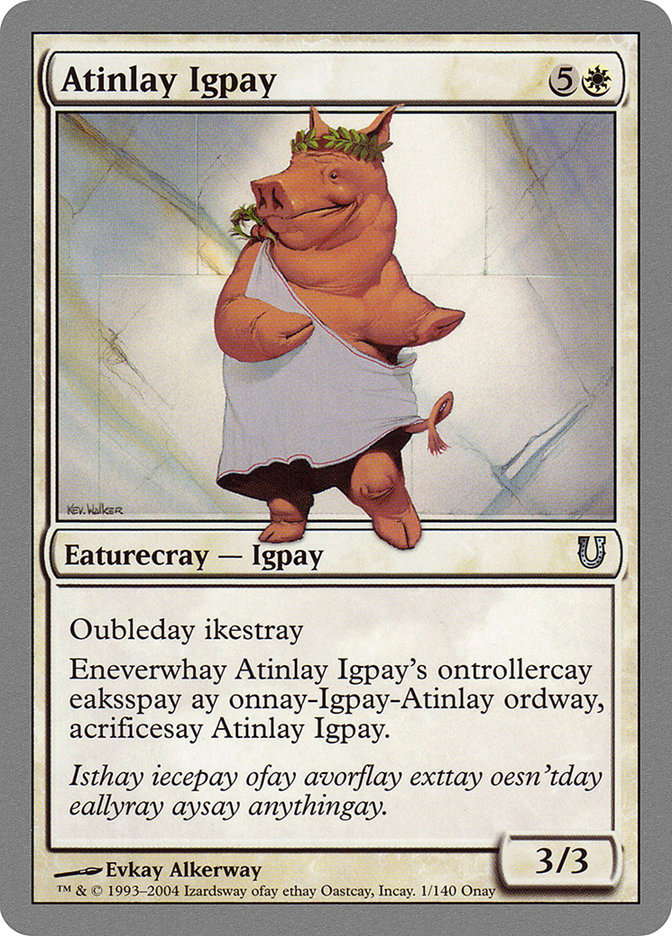 Atinlay Igpay [Unhinged] | Impulse Games and Hobbies