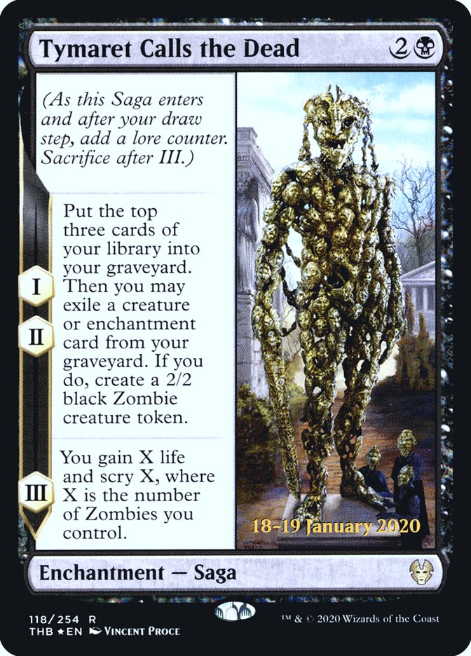 Tymaret Calls the Dead [Theros Beyond Death Prerelease Promos] | Impulse Games and Hobbies