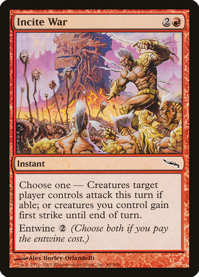 Incite War [Mirrodin] | Impulse Games and Hobbies