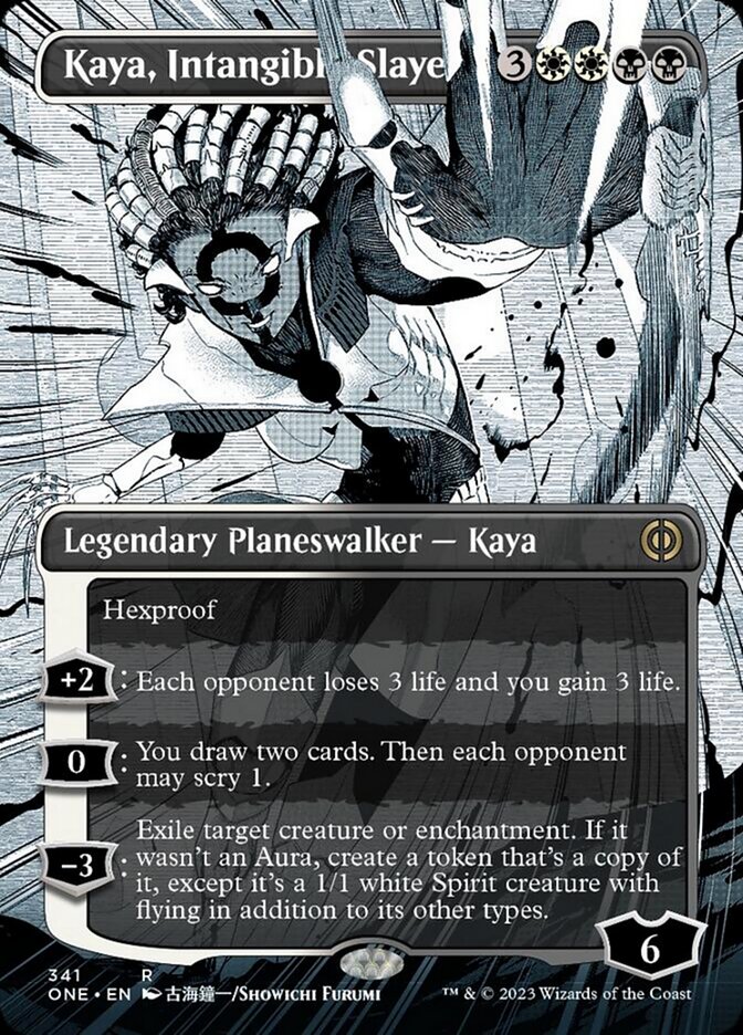 Kaya, Intangible Slayer (Borderless Manga) [Phyrexia: All Will Be One] | Impulse Games and Hobbies