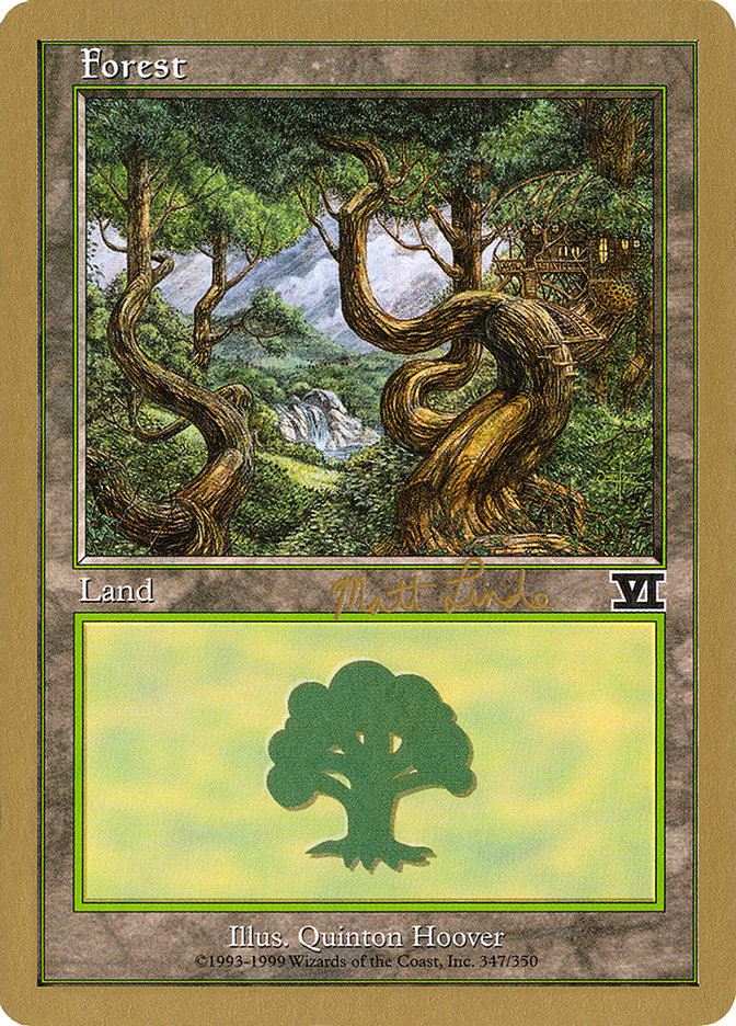 Forest (ml347b) (Matt Linde) [World Championship Decks 1999] | Impulse Games and Hobbies