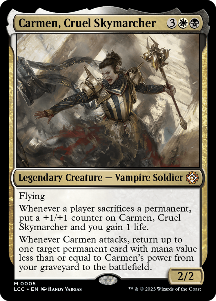 Carmen, Cruel Skymarcher [The Lost Caverns of Ixalan Commander] | Impulse Games and Hobbies