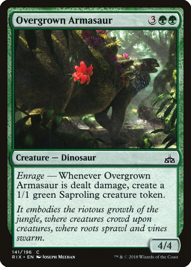 Overgrown Armasaur [Rivals of Ixalan] | Impulse Games and Hobbies