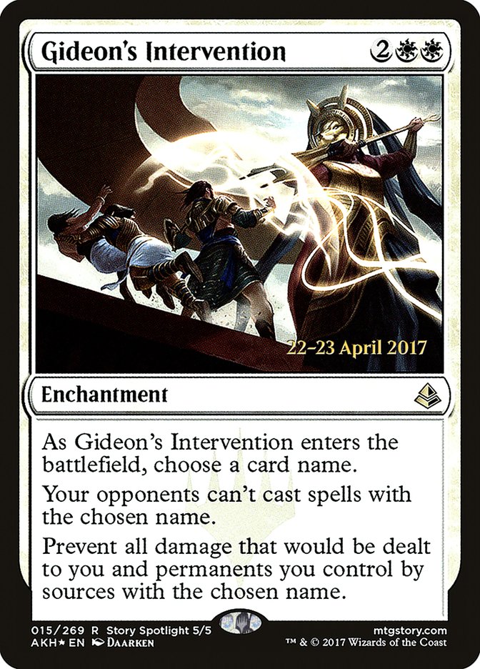 Gideon's Intervention [Amonkhet Prerelease Promos] | Impulse Games and Hobbies