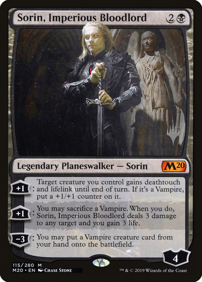 Sorin, Imperious Bloodlord (Promo Pack) [Core Set 2020 Promos] | Impulse Games and Hobbies