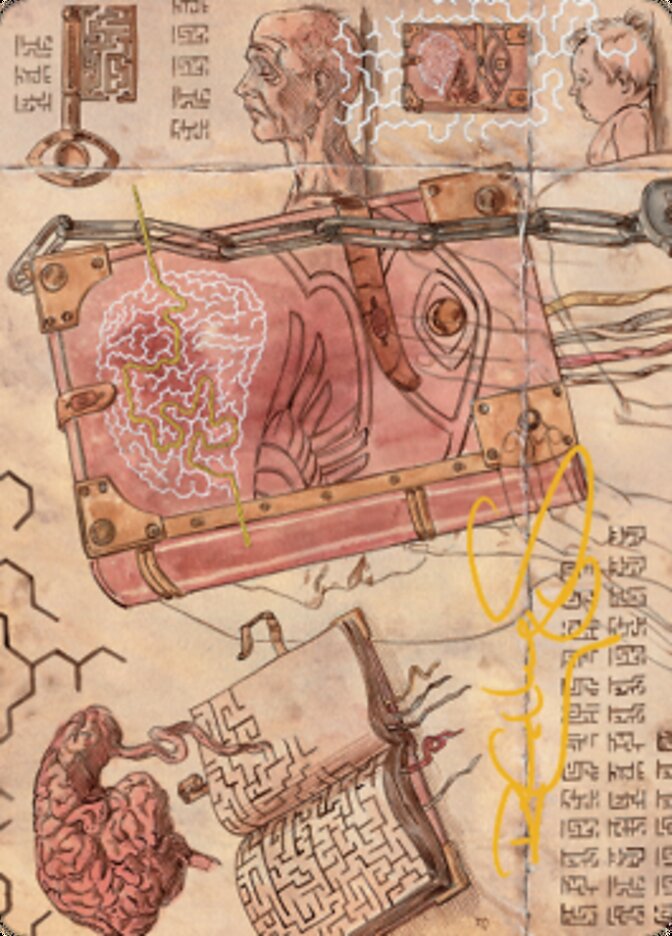 Mazemind Tome Art Card (Gold-Stamped Signature) [The Brothers' War Art Series] | Impulse Games and Hobbies