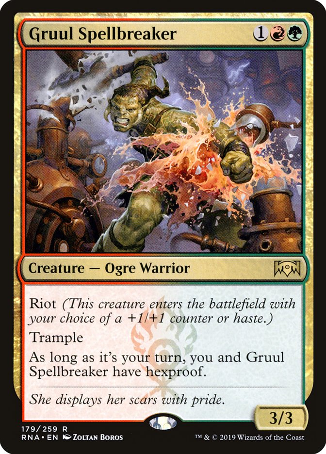 Gruul Spellbreaker [Ravnica Allegiance] | Impulse Games and Hobbies