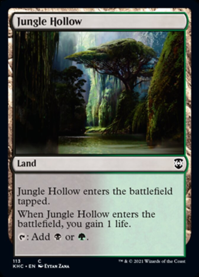 Jungle Hollow [Kaldheim Commander] | Impulse Games and Hobbies