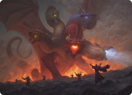 Tiamat Art Card [Dungeons & Dragons: Adventures in the Forgotten Realms Art Series] | Impulse Games and Hobbies