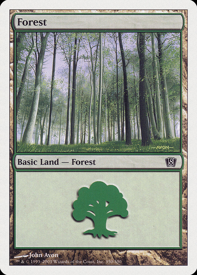 Forest (350) [Eighth Edition] | Impulse Games and Hobbies
