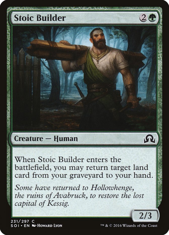 Stoic Builder [Shadows over Innistrad] | Impulse Games and Hobbies