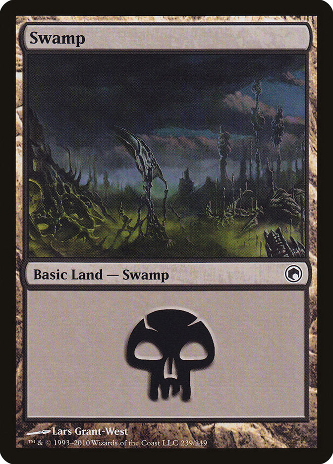 Swamp (239) [Scars of Mirrodin] | Impulse Games and Hobbies