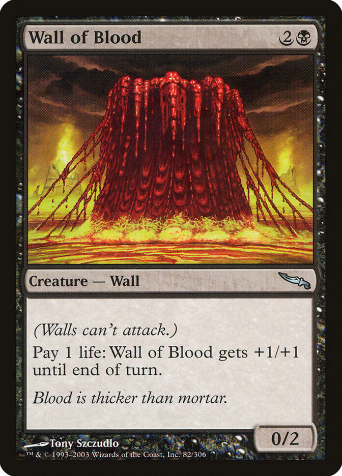 Wall of Blood [Mirrodin] | Impulse Games and Hobbies