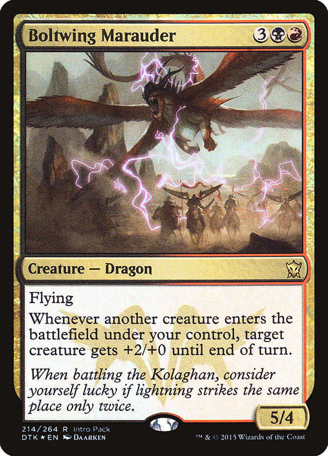 Boltwing Marauder (Intro Pack) [Dragons of Tarkir Promos] | Impulse Games and Hobbies