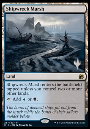 Shipwreck Marsh (Promo Pack) [Innistrad: Midnight Hunt Promos] | Impulse Games and Hobbies