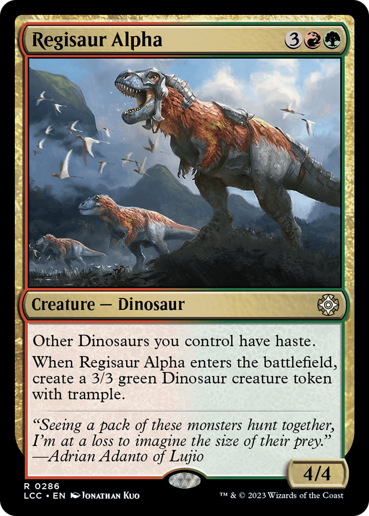 Regisaur Alpha [The Lost Caverns of Ixalan Commander] | Impulse Games and Hobbies