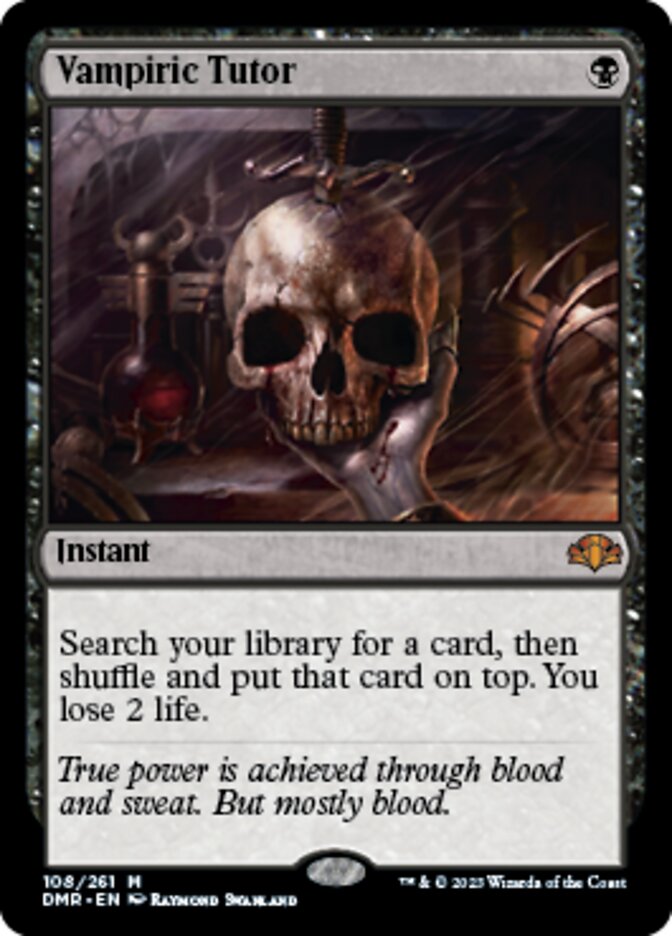 Vampiric Tutor [Dominaria Remastered] | Impulse Games and Hobbies