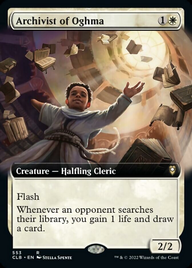 Archivist of Oghma (Extended Art) [Commander Legends: Battle for Baldur's Gate] | Impulse Games and Hobbies