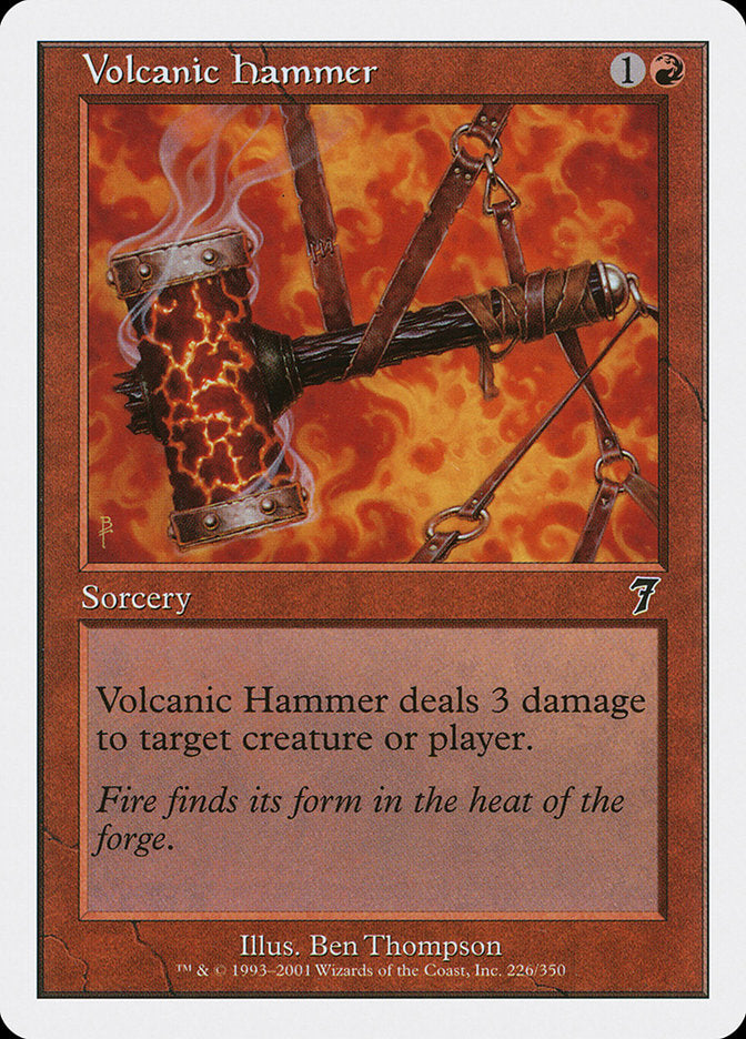 Volcanic Hammer [Seventh Edition] | Impulse Games and Hobbies