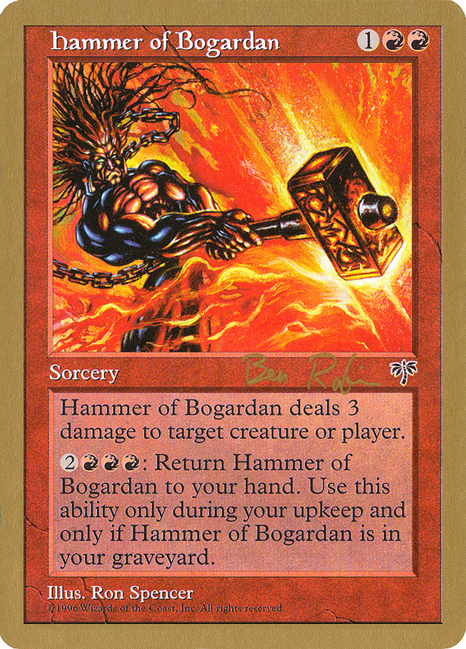 Hammer of Bogardan (Ben Rubin) [World Championship Decks 1998] | Impulse Games and Hobbies