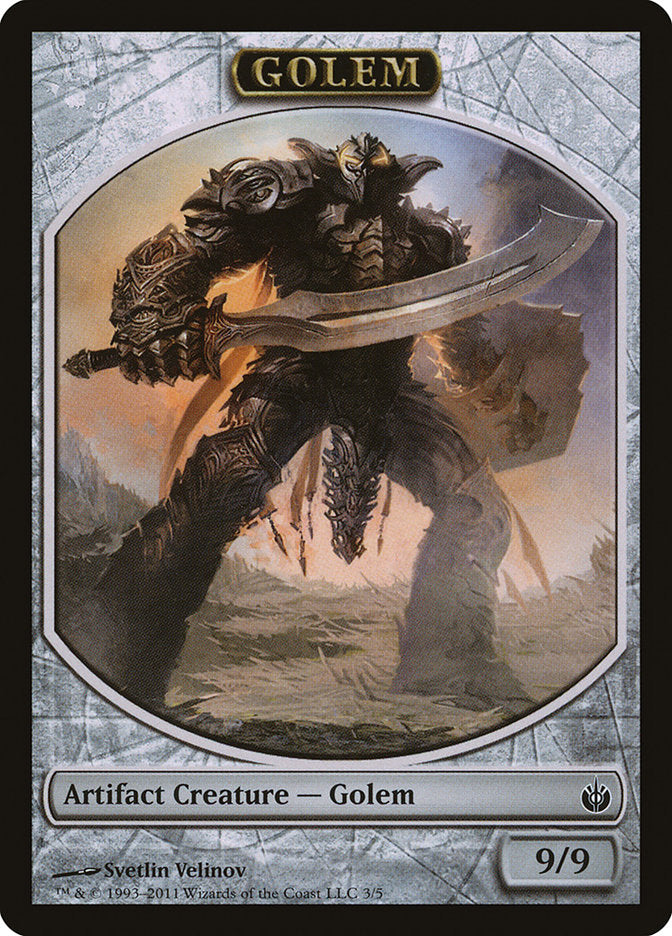 Golem Token [Mirrodin Besieged Tokens] | Impulse Games and Hobbies